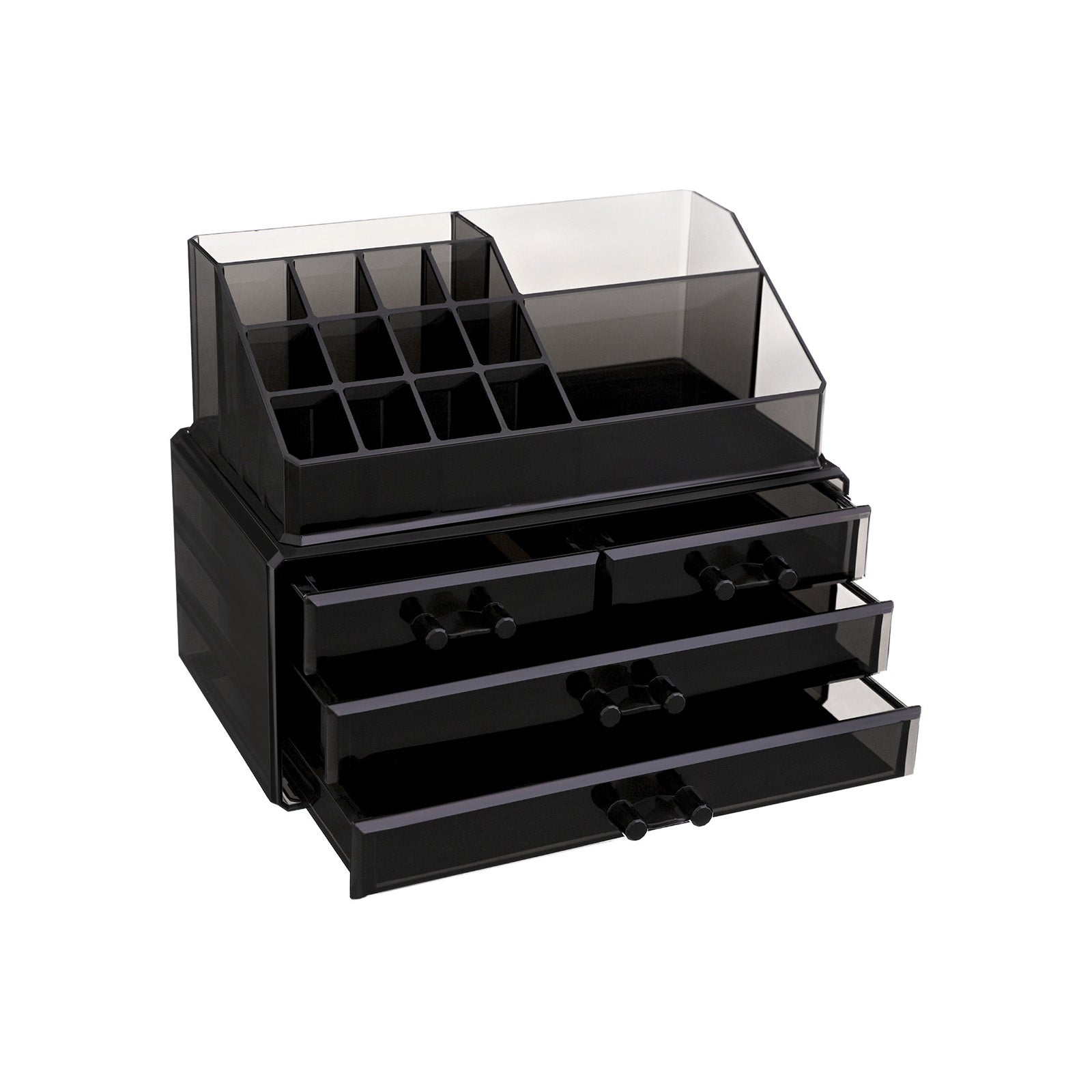 Make-up Organizer Schwarz transparent