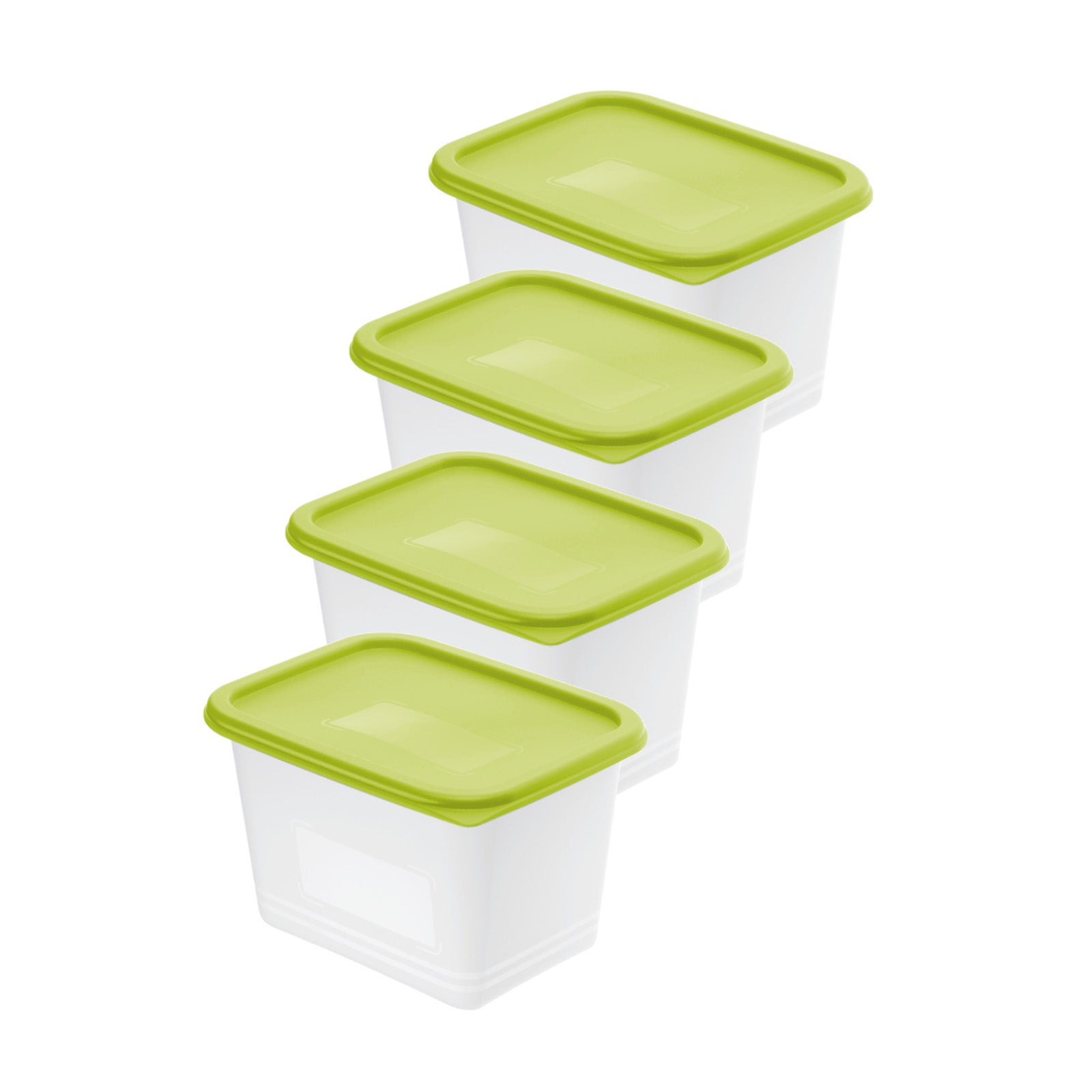4er Set Gefrierdose 1 l DOMINO