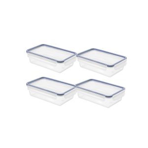 4er Set Kühlschrankdose 1,5 l CLIC & LOCK