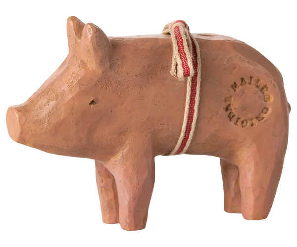 Maileg - Schwein mit Band, Medium