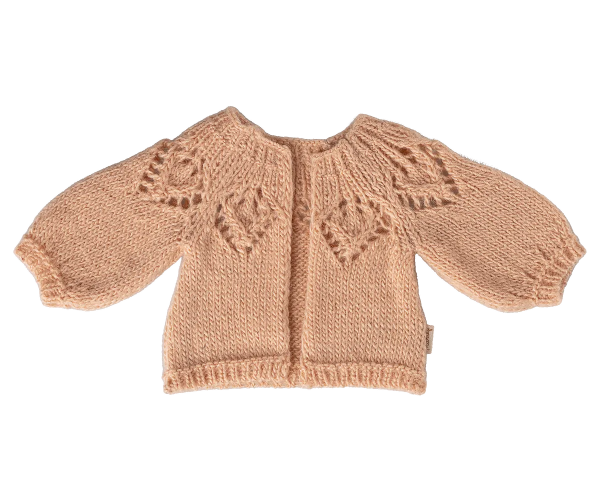 Maileg - Strickjacke Hase Größe 3 Light rose