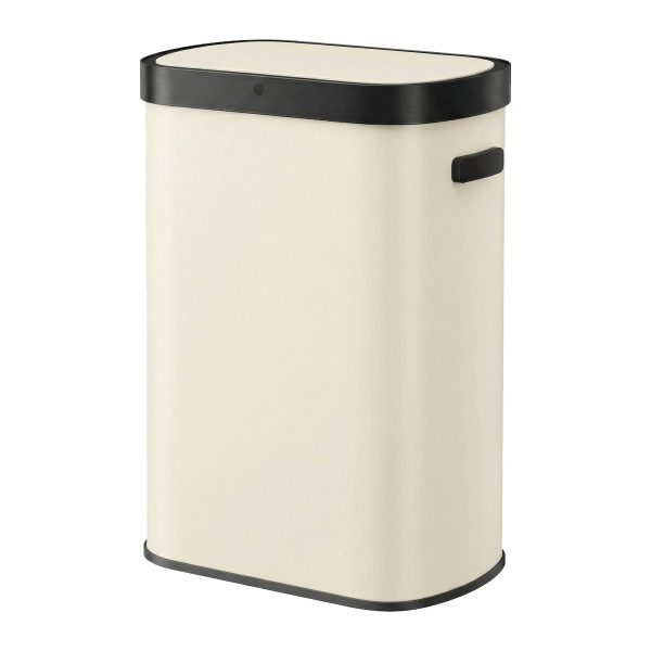 Mülleimer mit Sensor, automatischer Abfalleimer 50 L, Softclose-Deckel