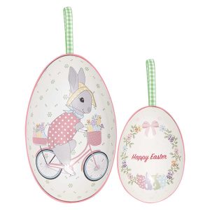 GreenGate - Silja Deko-Ei 2er-Set white