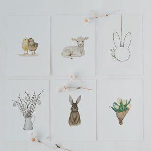 Kartenset Easter im 6er Set