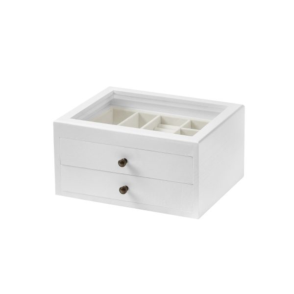 Schmuckbox mit 2 Ebenen