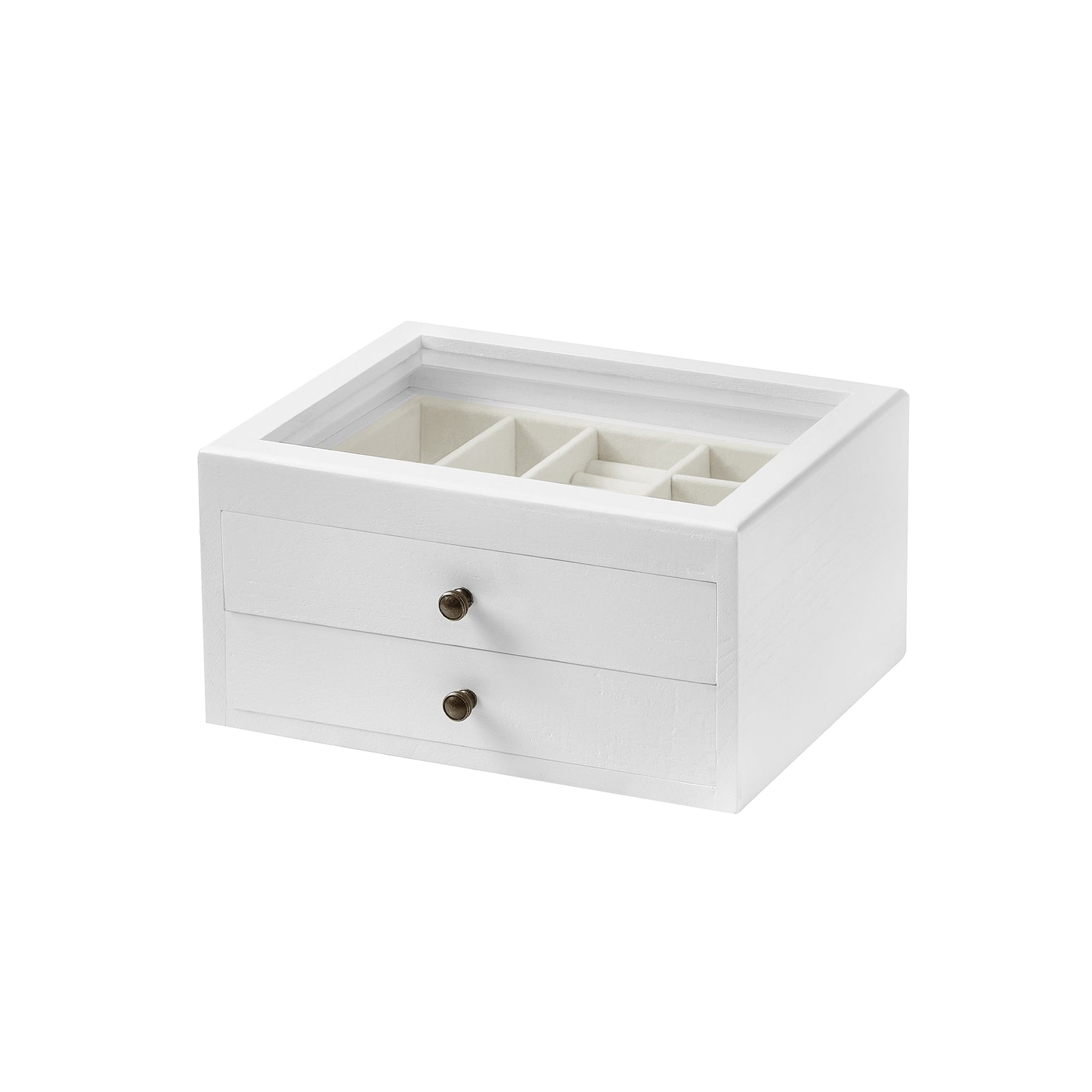 Schmuckbox mit 2 Ebenen