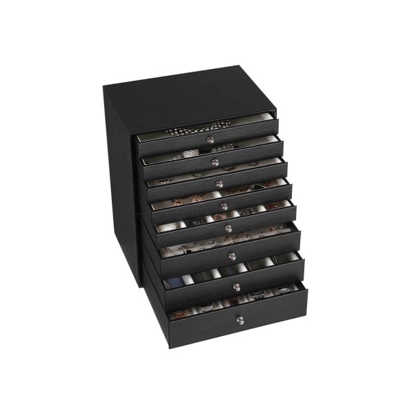 Schmuckkästchen mit 8 Schubladen