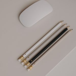 Bleistift Set creme 4er Set