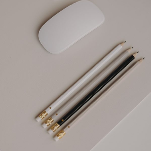 Bleistift Set creme 4er Set