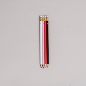 Bleistift Set rosa 4er Set