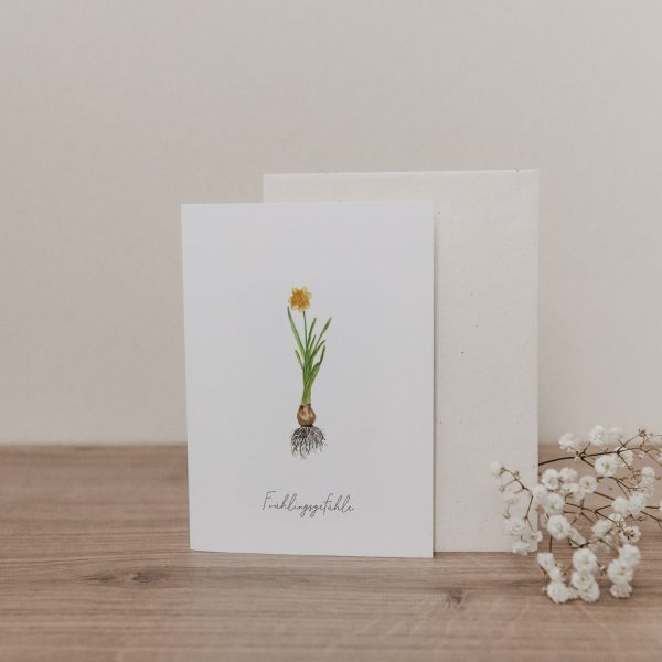 Klappkarte Daffodil