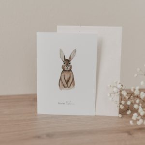 Klappkarte Hase