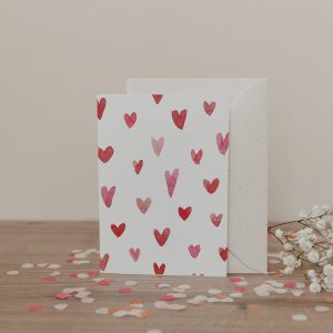 Klappkarte Hearts