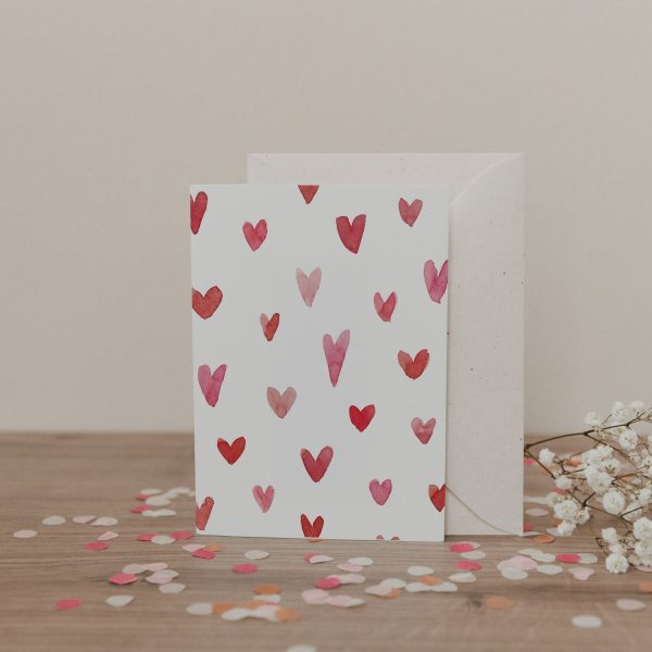 Klappkarte Hearts
