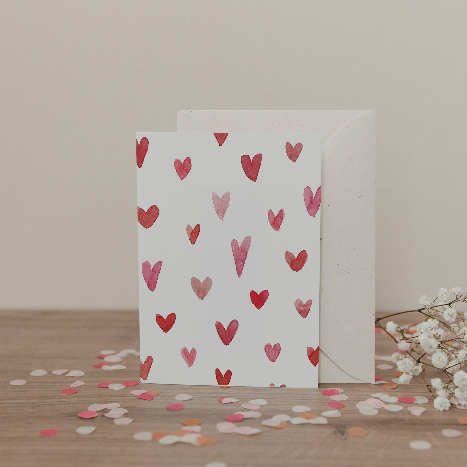 Klappkarte Hearts