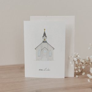 Klappkarte Kirche