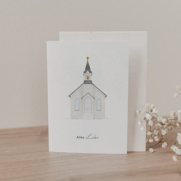 Klappkarte Kirche