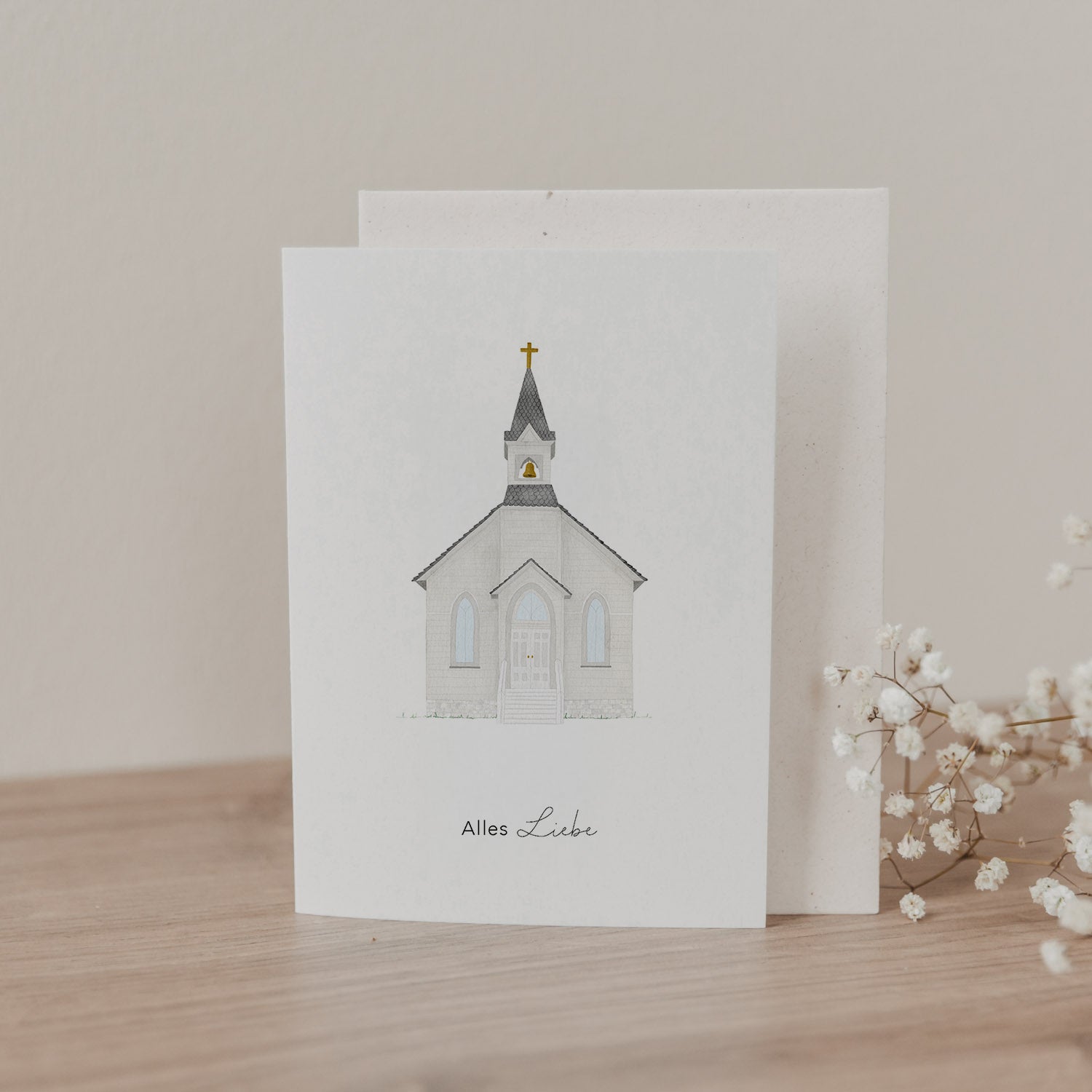 Klappkarte Kirche