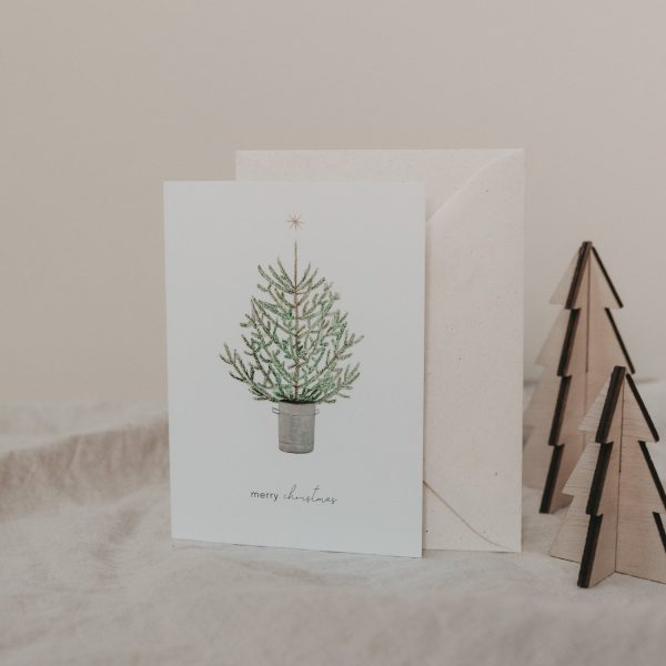 Klappkarte Weihnachtsbaum