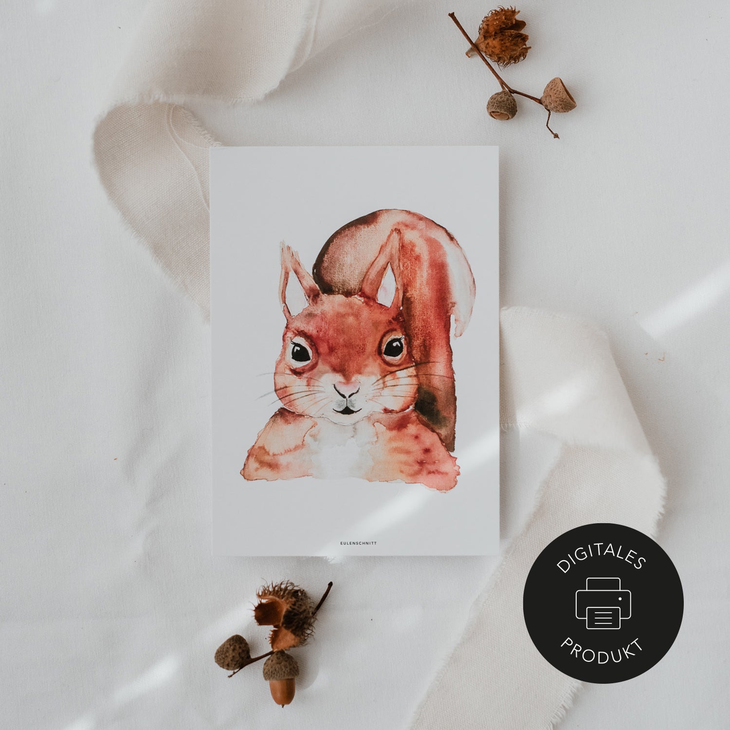 Poster Eichhörnchen zum Download
