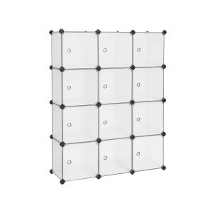 Regalsystem mit 12 Fächern