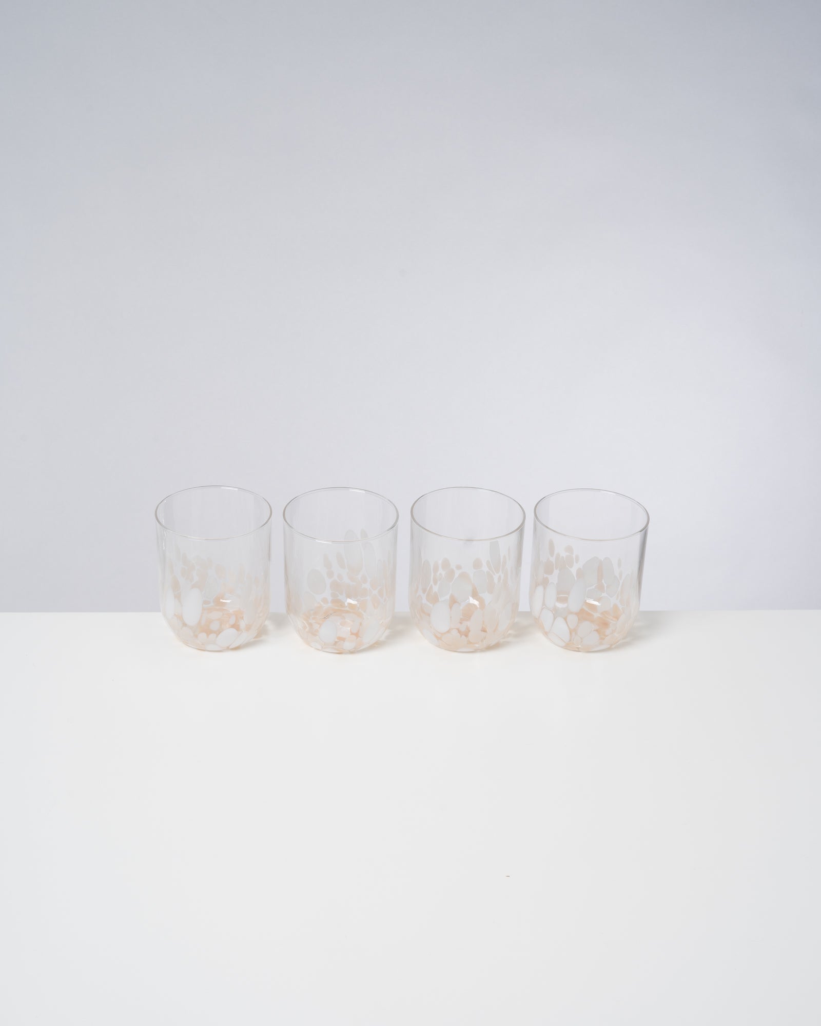 Alegria Glas groß sand 4er-Set