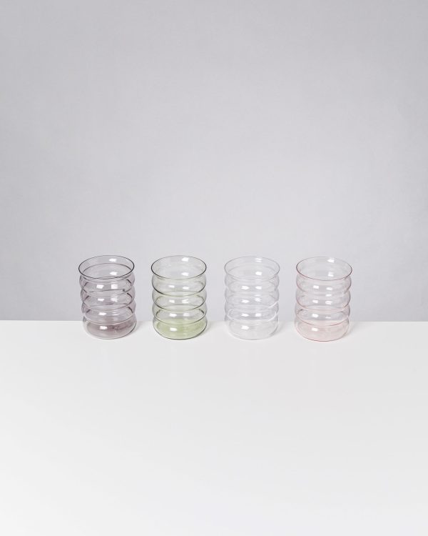 Joia Glas groß bubble mix 4er-Set