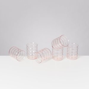 Joia Glas groß bubble rosé 6er-Set