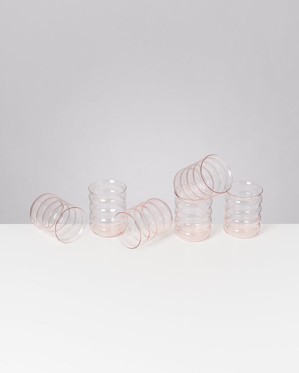 Joia Glas groß bubble rosé 6er-Set