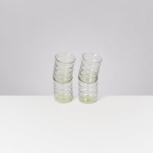 Joia Glas groß bubble smaragd 4er-Set