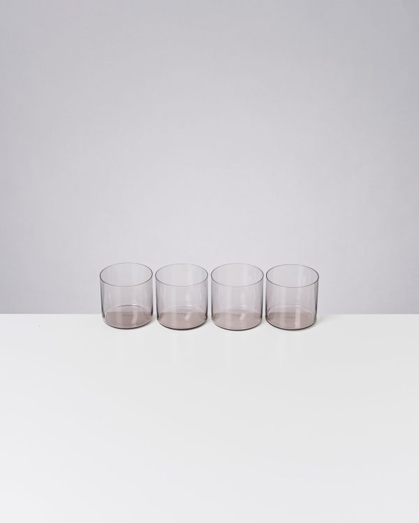 Joia Glas klein grau 4er-Set