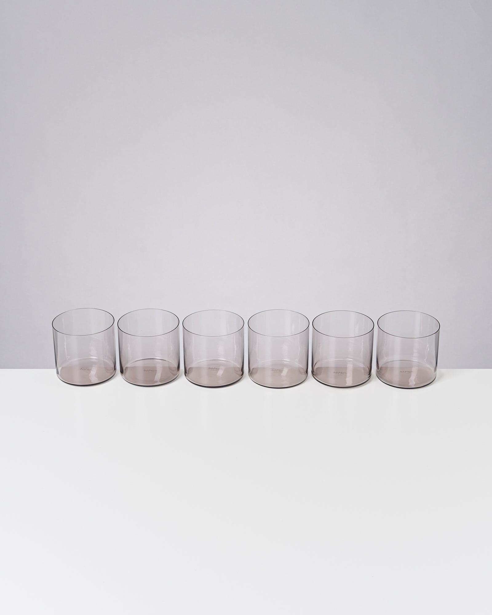 Joia Glas klein grau 6er-Set