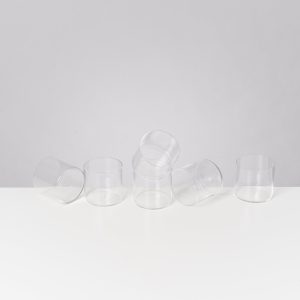 Joia Glas klein transparent 6er-Set