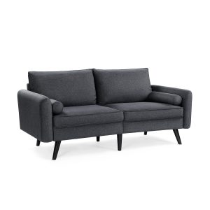 3-Sitzer Sofa mit Bezug aus Leinenimitat