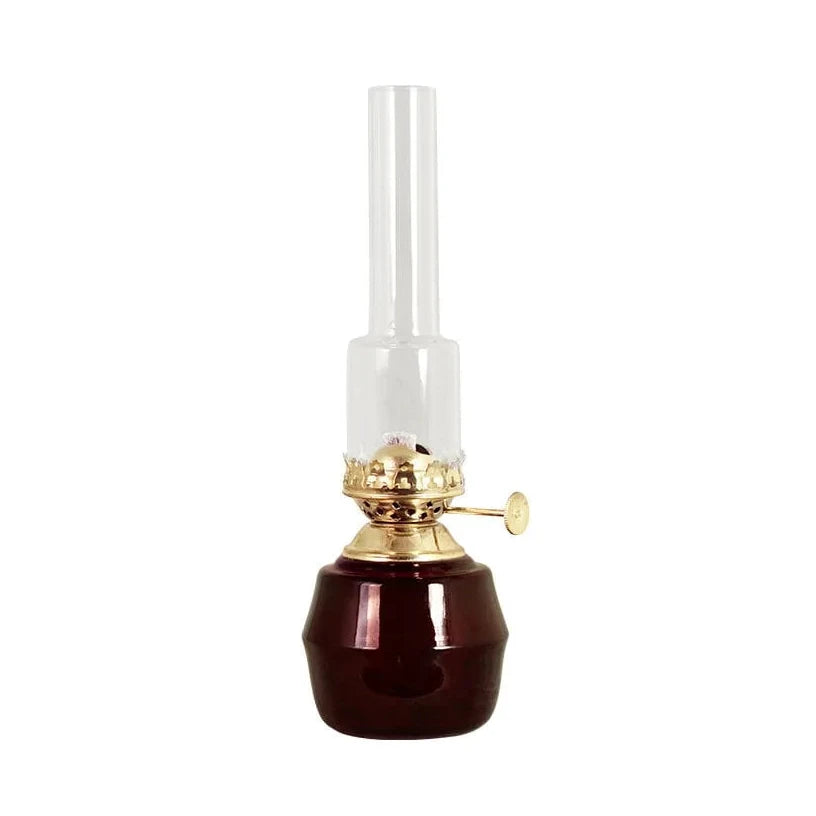 Strömshaga – Petroleumlampe Majken Rot Messing Klein
