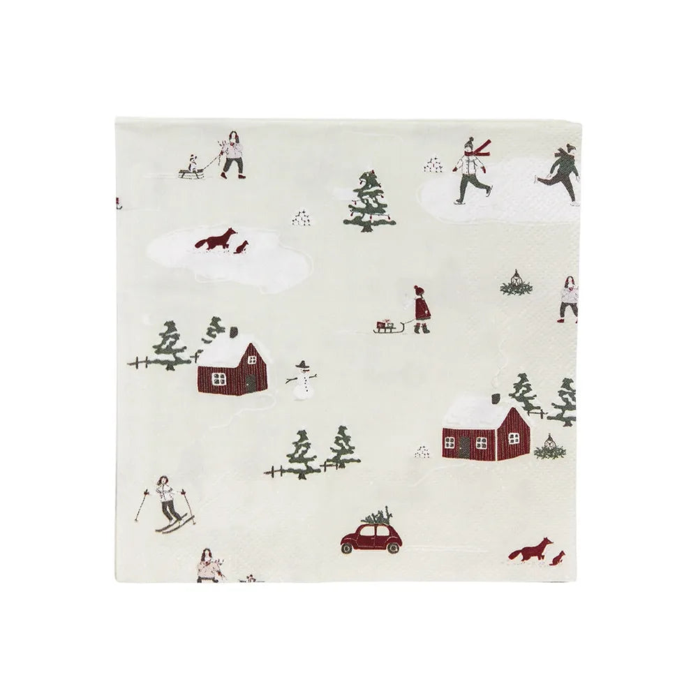 Strömshaga - Serviette Land Pack 33 X 33 cm Multi