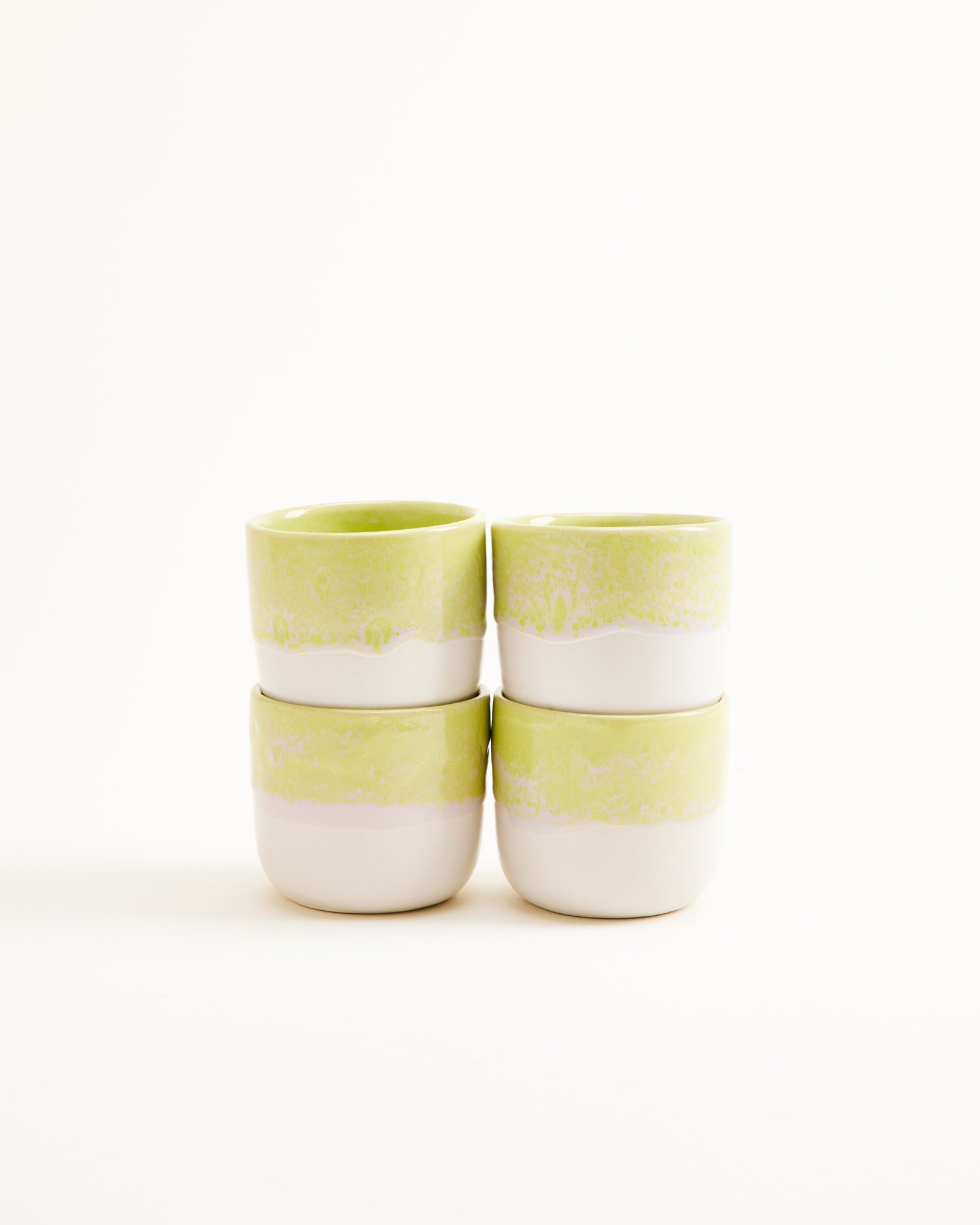 Coimbra Becher klein lime 4er-Set