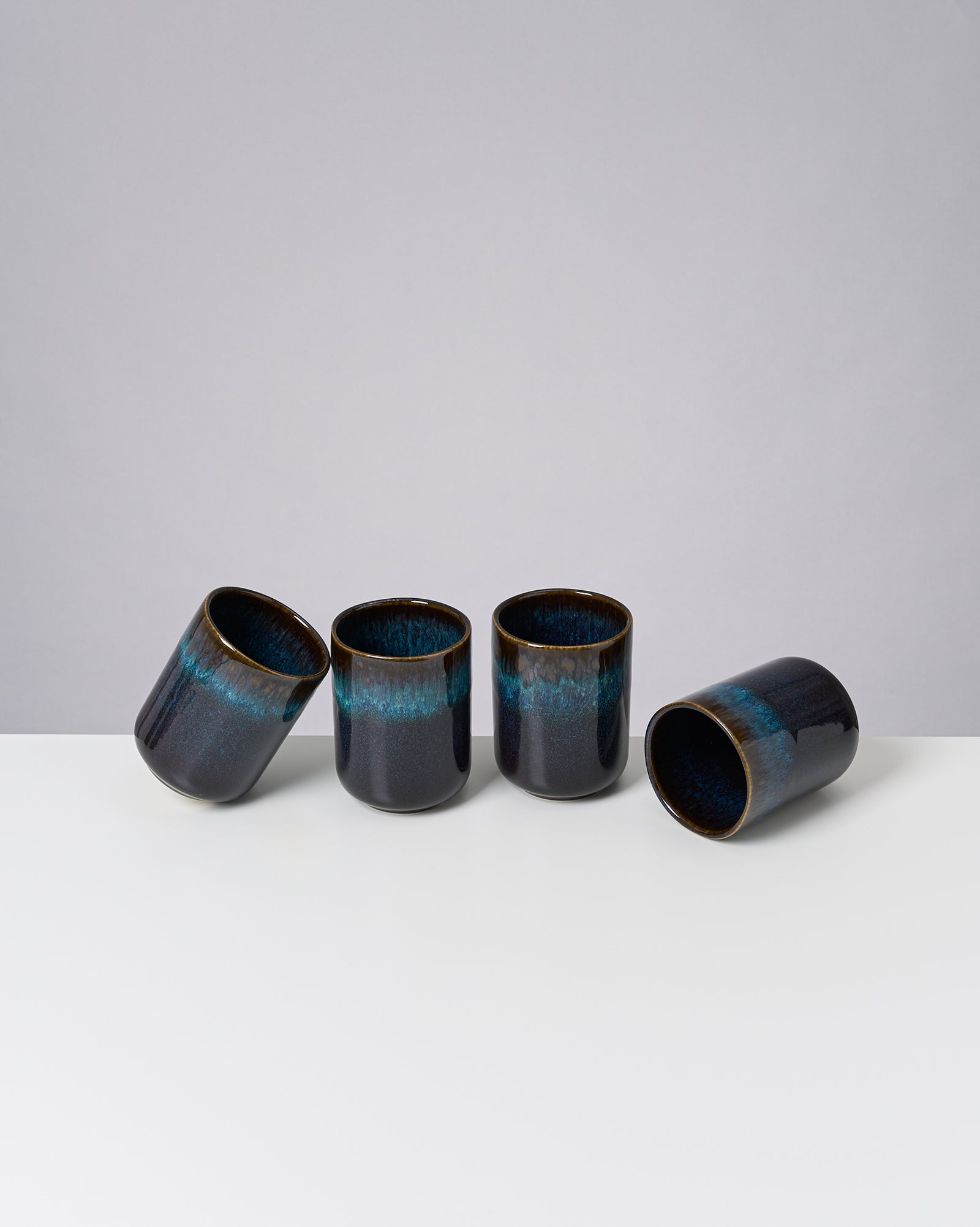 Melides Becher groß oceanblue 4er-Set
