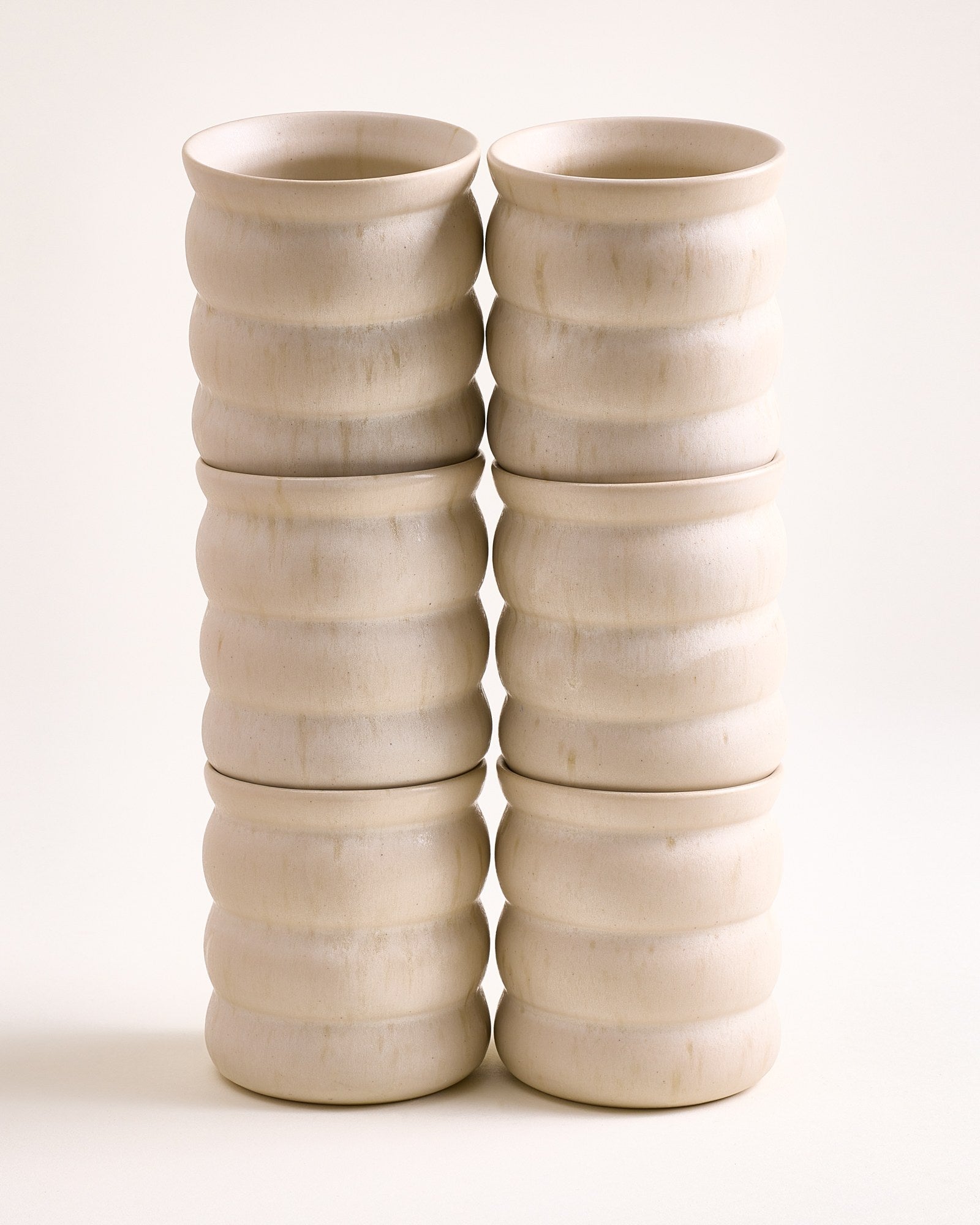 Sintra Becher groß bubble sand 6er-Set