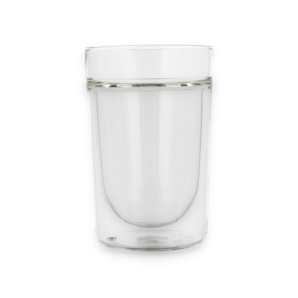 Teeglas Double walled glass large clear