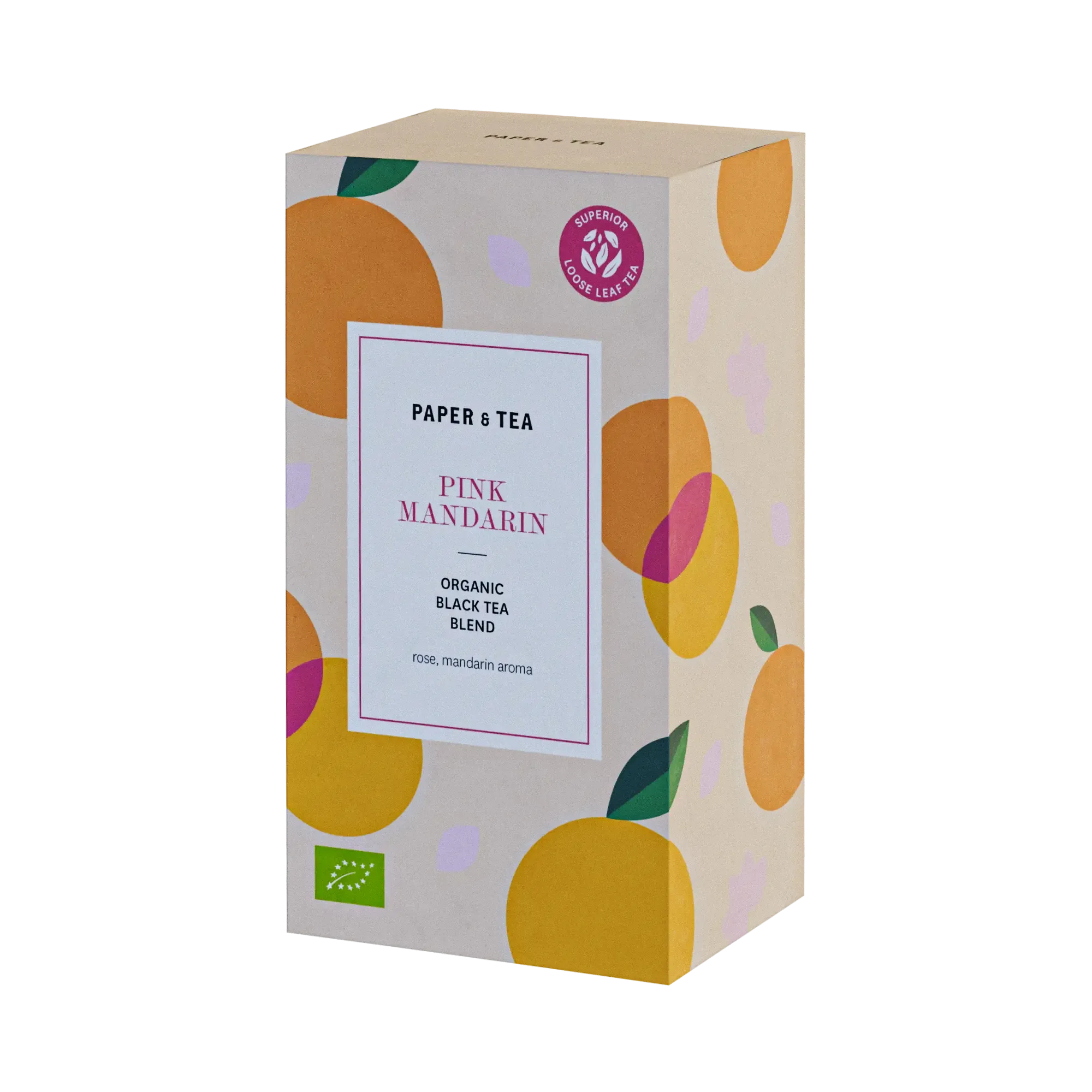 Schwarzer Tee Mischung Pink Mandarin