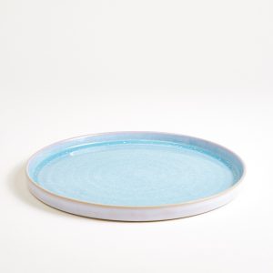 Cordoama Teller groß modern aqua