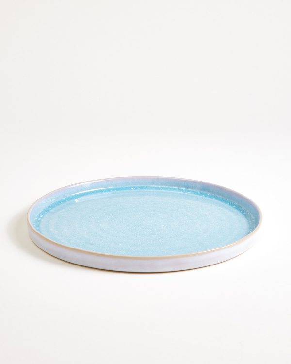 Cordoama Teller groß modern aqua