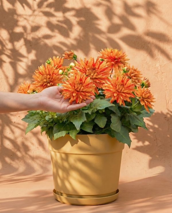 Dahlien (hellorange)