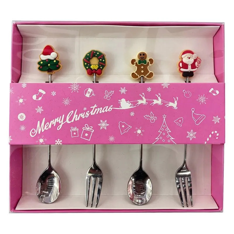 Clayre & Eef - Besteck Dessertbesteck Set Silber