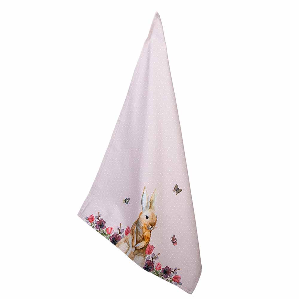 Clayre & Eef - Geschirrtuch Easter Flower pieceprinted