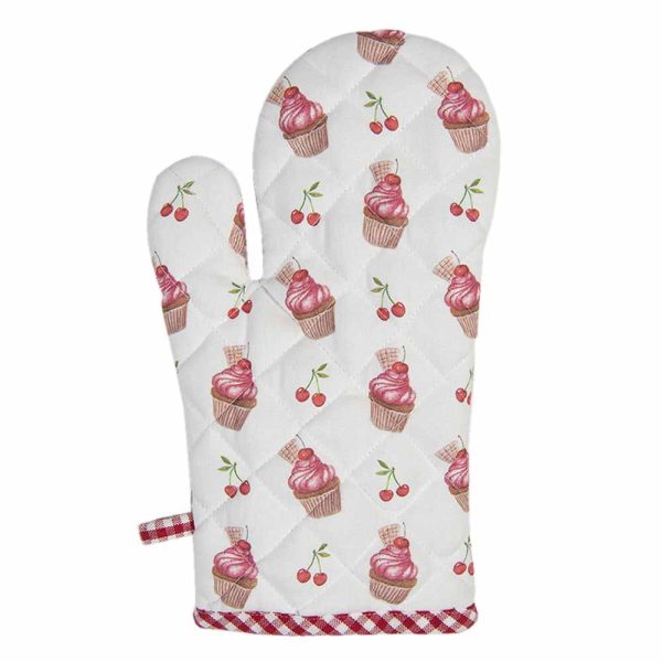 Clayre & Eef - Ofenhandschuh Cupcake Cherry