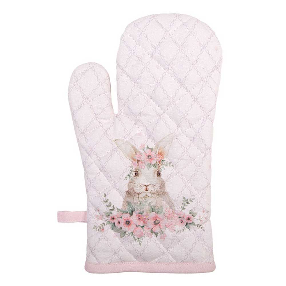 Clayre & Eef - Ofenhandschuh Hase Rosa