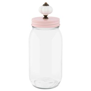 Clayre & Eef - Vorratsglas rosa