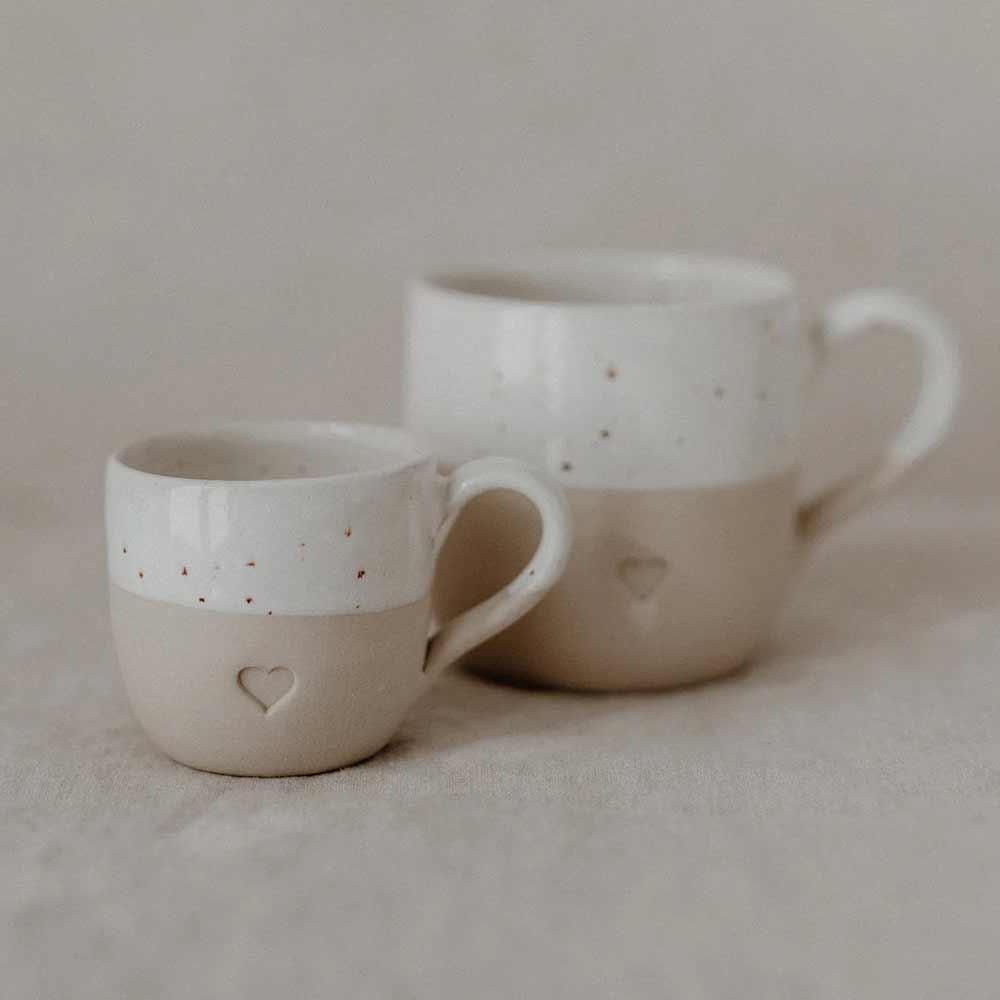 Eulenschnitt - Espresso Tasse Herz